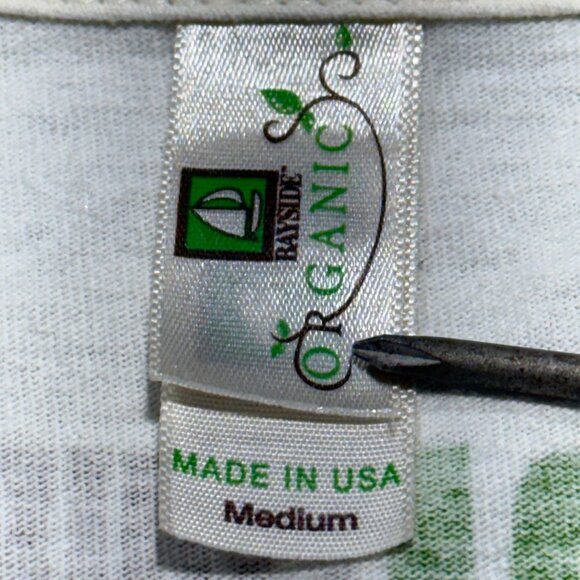 Pearl Jam Tour 2010 Organic Cotton T-Shirt Medium Womens Crew Neck Graphic Tee - Picture 5 of 9